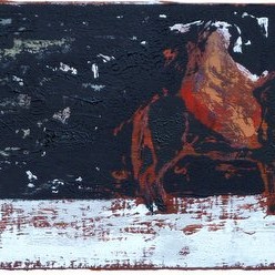 guilbert-maria-28-exposition-jamault-le-roi-mage-huile-sur-papier-17x44cm