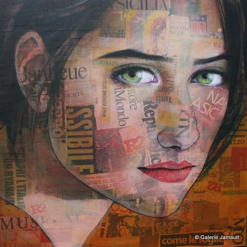 Gagnon 18 Hyacinthe 50×50 Galerie Jamault