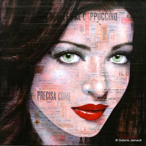 Gagnon 7 Aishawarya 50×50 Galerie Jamault