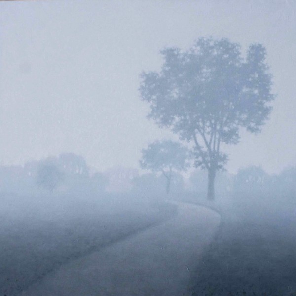 TS 24V Sentier dans le brouillard,klein,100x100cm