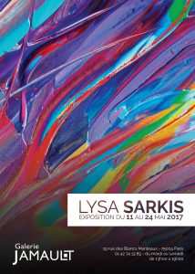 Exposition Lysa Sarkis - Galerie Jamault Paris - mai 2017