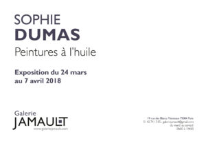 Inviation exposition Sophie Dumas