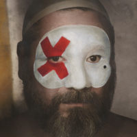 Red mask