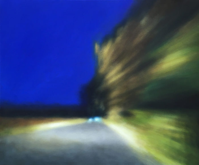 Sounds of blue - 54x65 - L. GIRAUD (ENCADRE)