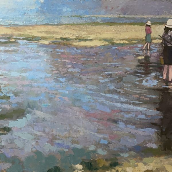 J MACKEOWN – Galerie Jamault – 50M – Brume du matin – 73×116 Œuvre de James MACKEOWN - huile sur toile