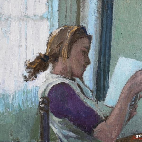 MACKEOWN – L’italienne – 8P – 33×46 – JAMAULT Peinture de James MACKEOWN