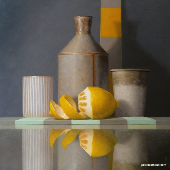 Huile sur toile de Sophie Dumas - Nature morte contemporaine