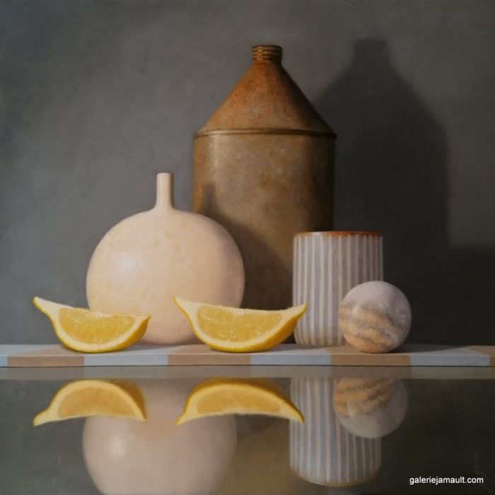 Huile sur toile de Sophie Dumas - Nature morte contemporaine