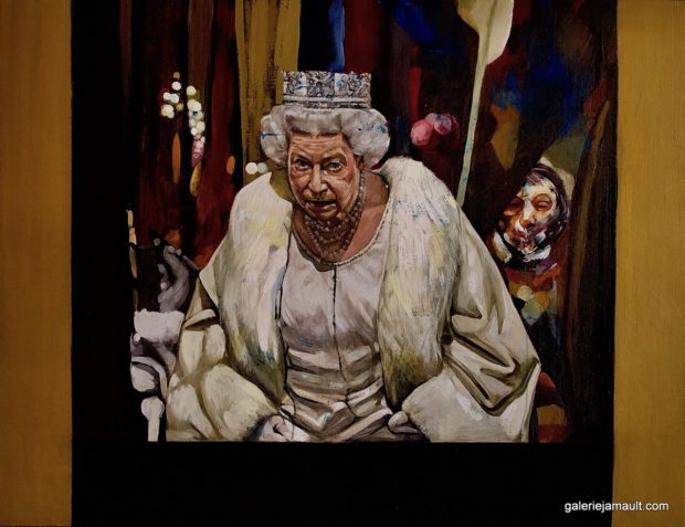 Mother-hst 89×116 cm-Patrick Delaunay Tableau de Patrick Delaunay ayant pour titre "Mother"