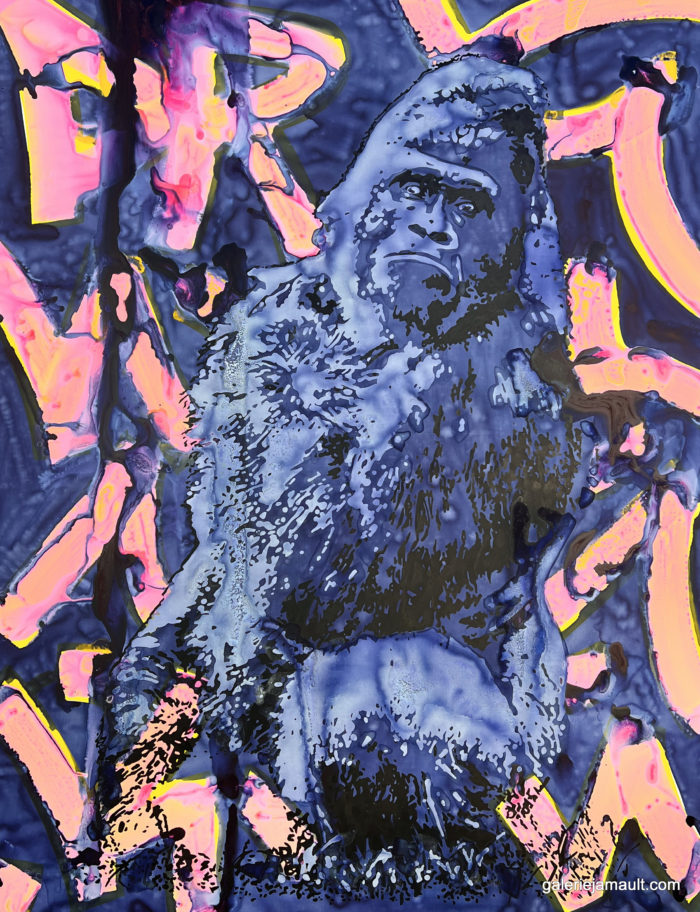 GORILLAZ - A. Gamard - 116x89 cm