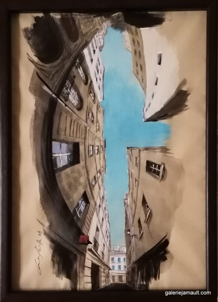 REVERSO - Dessin n26 - G. Chansarel - 43,5x31,5 cm