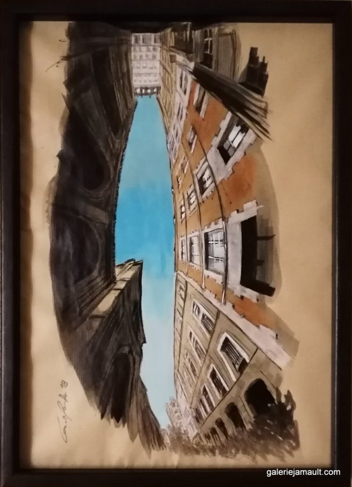 REVERSO - Dessin n27 - G. Chansarel - 43,5x31,5 cm