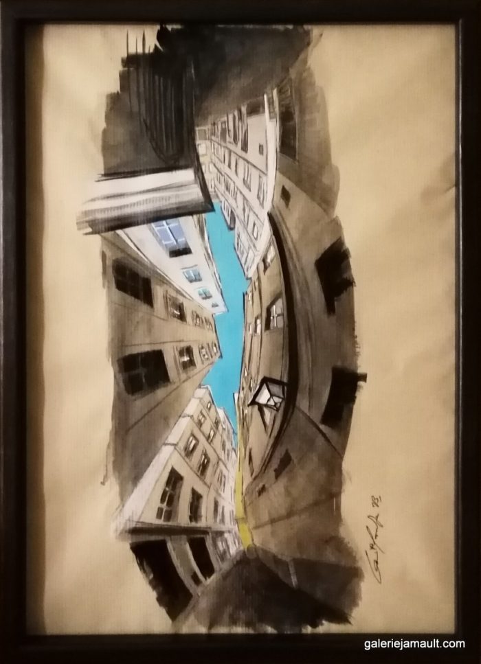 REVERSO - Dessin n29 - G. Chansarel - 43,5x31,5 cm