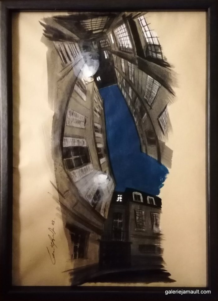REVERSO - Dessin n30 - G. Chansarel - 43,5x31,5 cm