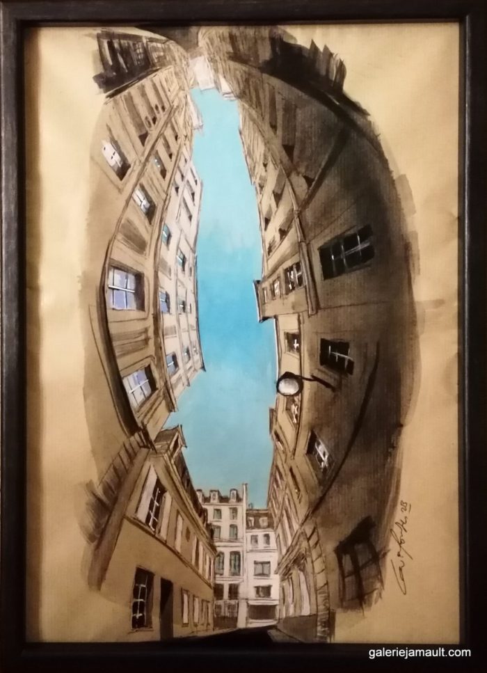 REVERSO - Dessin n32 - G. Chansarel - 43,5x31,5 cm