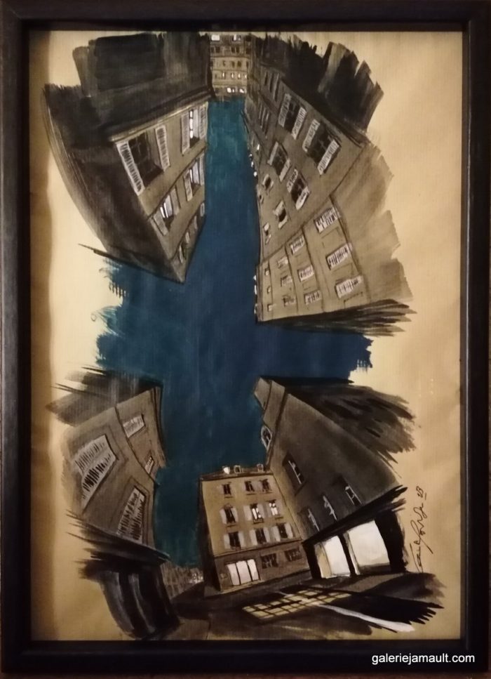 REVERSO - Dessin n34 - G. Chansarel - 43,5x31,5 cm