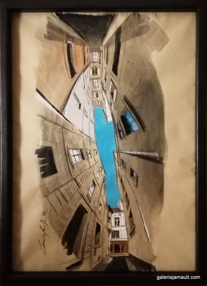 REVERSO - Dessin n35 - G. Chansarel - 43,5x31,5 cm