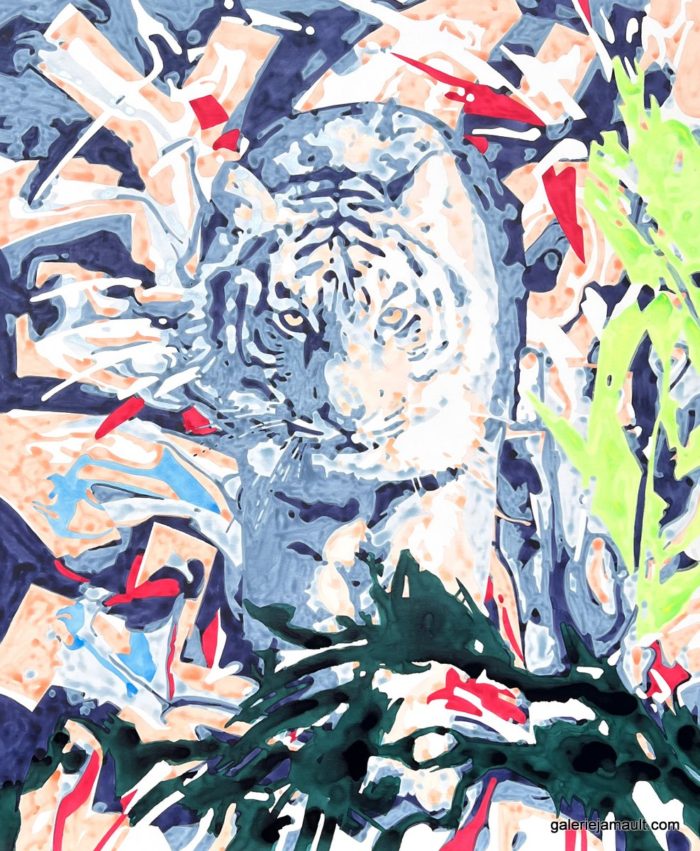 A c'est le L - A. Gamard - 73x60 cm