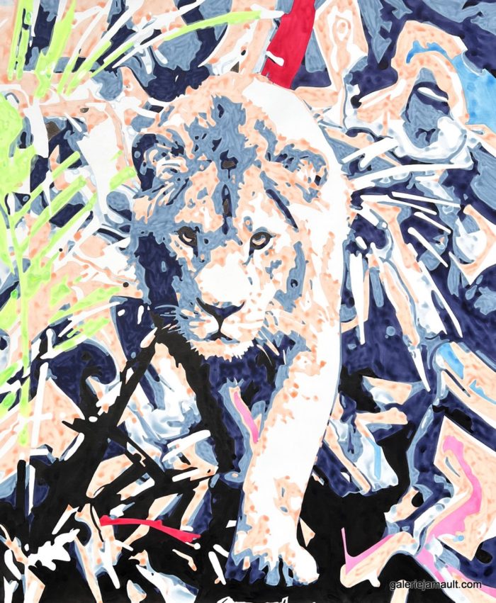 L c'est le A - A. Gamard - 73x60 cm