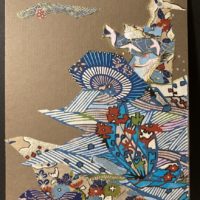 Jardin bleu - Martine RAMA - 2023 - 31x24 cm