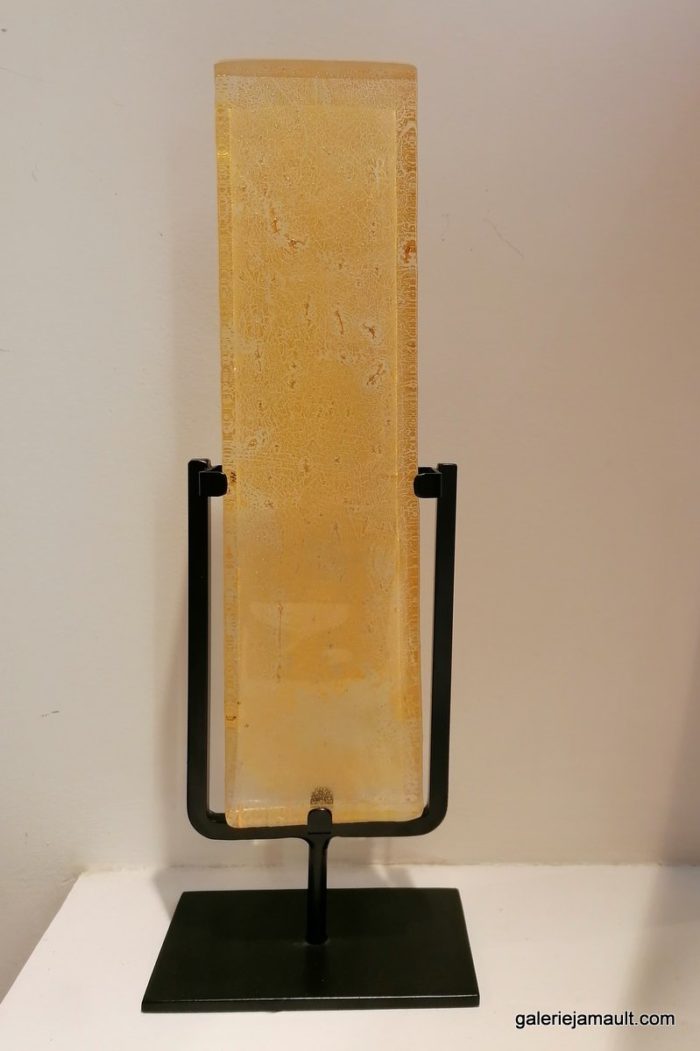 Entre ciel et terre (doré) - Catherine BRUGNOLO - H36,5 cm