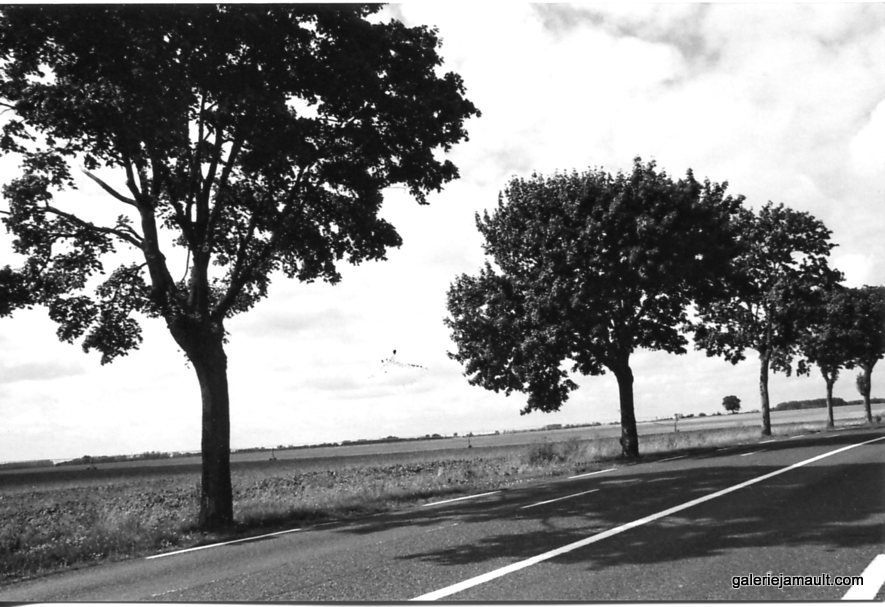 JP BertinMaghit Nationale 7 (Briare) 60x80 encadré Galerie Jamault