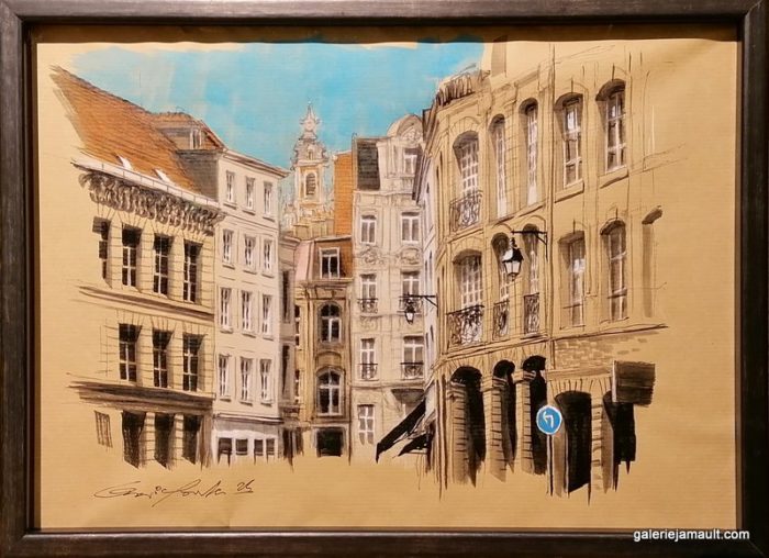 LILLE - Dessin n36 - G. Chansarel - 31,5x43,5 cm