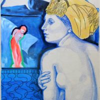 T. Verseau, ou Swimming Pool - 103x78 - E. Pagliarino