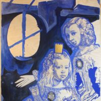 T. Vierge, ou l'Infante et la Ménine - 103x78 - E. Pagliarino