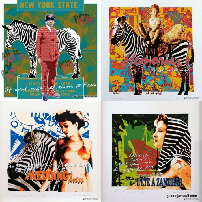JL Renaud - Ensemble de 4 digigraphies en édition limitée