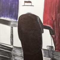 F. ANNERON - Dessin sans titre n11 - 18x13 cm