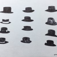 F. ANNERON - Dessin sans titre n09 - 13x18 cm