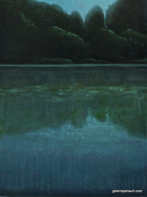 Huile sur toile originale de Sophie DUMAS, peinture pièce unique - paysage contemporain