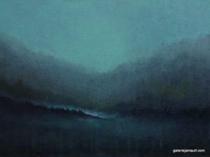 Huile sur toile originale de Sophie DUMAS, peinture pièce unique - paysage contemporain