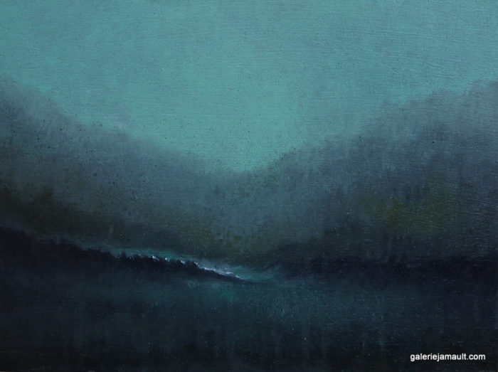 Huile sur toile originale de Sophie DUMAS, peinture pièce unique - paysage contemporain