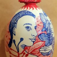 Céramique – Balise Colombie « Finca Santa Elena » – E. Pagliarino