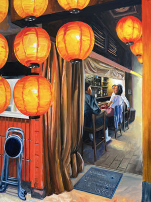 Aurélie Quentin - Ruelle secrète - 130 x 97 cm