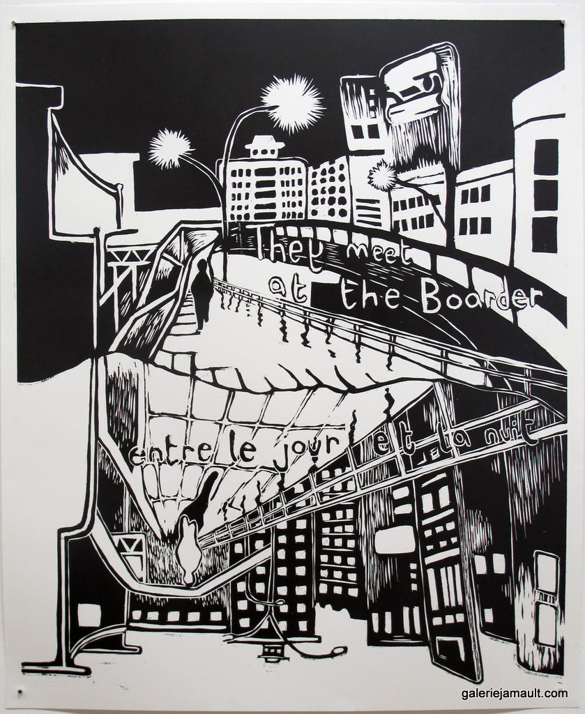 Gravure originale de l'artiste ASTER