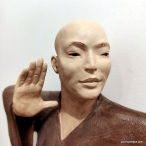 Sculpture de l'artiste française Sandra Courlivant