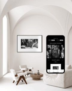 IONNYK Le premier cadre d’art connecté qui révolutionne le monde du design et de l’art photographique.