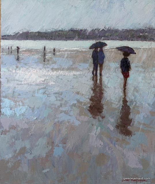 Les parapluies à la plage