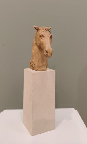 Sculpture en terre cuite originale de l'artiste Catherine Longatte