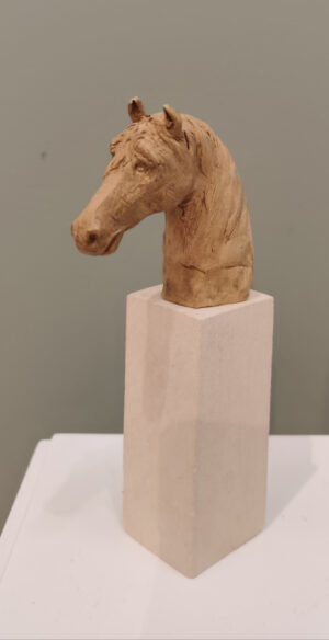 Sculpture en terre cuite originale de l'artiste Catherine Longatte