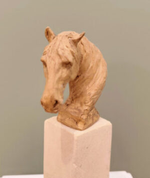 Sculpture en terre cuite originale de l'artiste Catherine Longatte