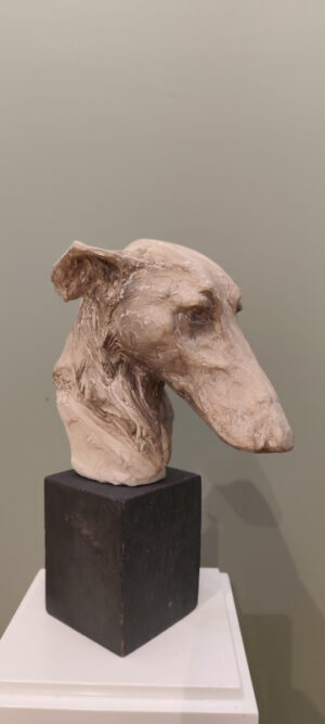 Sculpture en terre cuite originale de l'artiste Catherine Longatte
