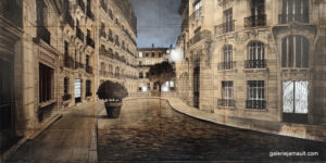 Peinture originale de l'artiste français Guillaume Chansarel, natif de Bordeaux